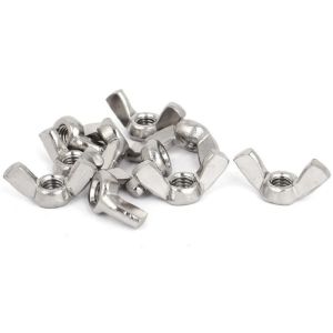 Buy cheap M5 M6 M8 Carbon Steel Wing Nut Butterfly Nuts Black Zinc Plated Galvanized DIN314 from wholesalers