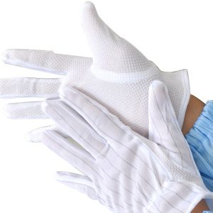 Buy cheap Non Irritations Conductive Fiber 10e10 Ohms ESD Gloves from wholesalers