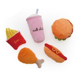 Buy cheap OEM / ODM Interactive Food Shaped Plush Squeaky Dog Toy from wholesalers