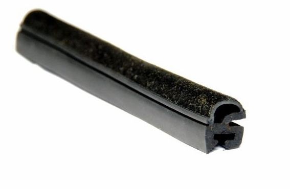 Buy cheap Low frictionExtruded Rubber Seal with Flocking + Glassfiber Material from wholesalers