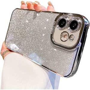 Buy cheap iPhone 12 Pro Max transparent case design, built-in glitter luxury shiny paper, pop and beautiful from wholesalers