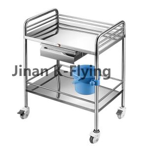 Buy cheap Stainless Steel Medical Treatment Trolley Cart with Drawers from wholesalers