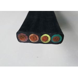 Buy cheap Cranes 600V 4 Core Flexible Flat Mining Rubber Sheath Cable from wholesalers