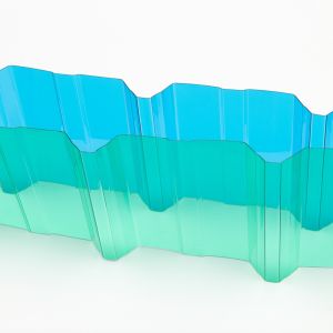 White Polycarbonate Corrugated Roofing Panel Clear Poly Roofing Sheets