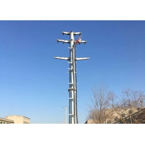 Buy cheap 30mm Electric Power Poles Galvanized Octagonal Steel Transmission Poles from wholesalers