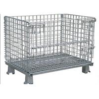 Buy cheap 4.0mm Metal Mesh Storage Cages Warehouse Supermarket Tool For Industrial Rack product