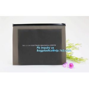 Buy cheap nylon slider zipper pvc cosmetics bag, vinyl toiletry zipper bag pvc slider bag custom creative wholesale pvc transparen from wholesalers