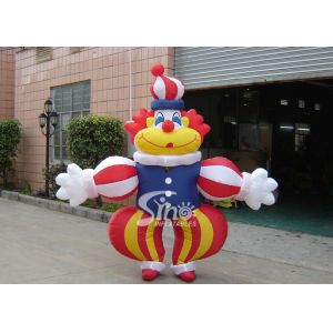 Buy cheap Commercial Grade Advertising Inflatables Funny Clown Moving Cartoon from wholesalers