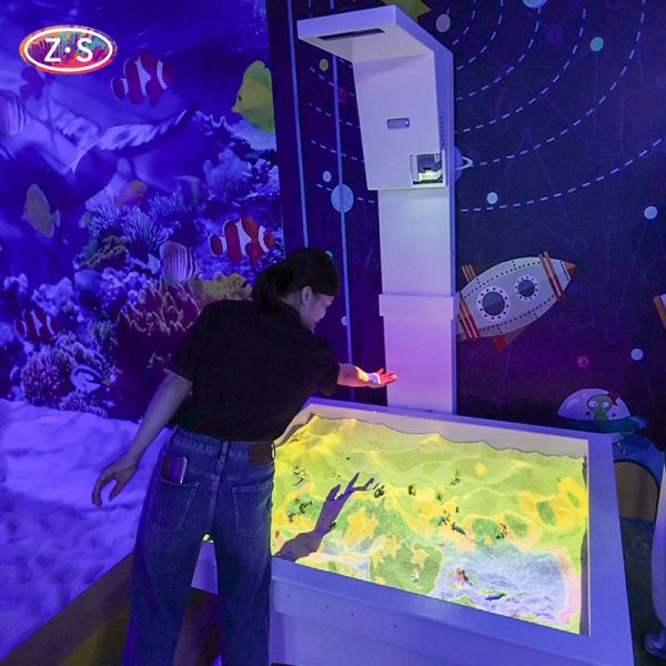 Quality 3800 Lumen AR Sandbox Kinect Sensor Augmented Sand Table Immersive Learning for sale