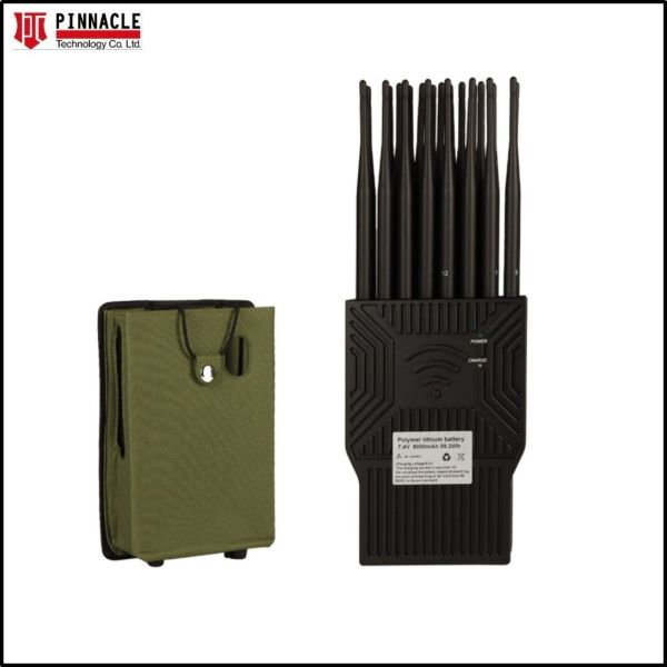 GPS GSM Bluetooth Handheld Signal Jammer WiFi 2.4G 5.8g Mobile Phone Jamming
