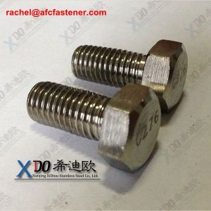 Buy cheap 904L hexagon bolts din1.4539 uranus B6 uns n08904 from wholesalers
