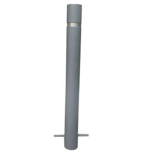 Buy cheap Matte Grey Embedded Outdoor Bollard Powder Coated Metal Material For Road Traffic from wholesalers