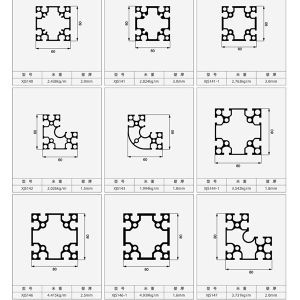 Buy cheap 6061 T6 Extruded Aluminum 20x20 30x30 40x40 Aluminium Extrusion from wholesalers