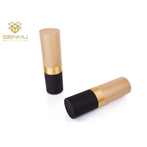 Buy cheap Kraft Paper Lip Balm Tubes Cylindrical Round Packaging CMYK Printing from wholesalers