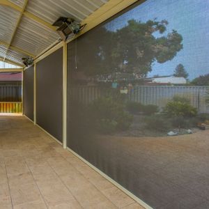 Buy cheap External 1000X1000mm PVDF Remote Zip Track Roller Blinds from wholesalers