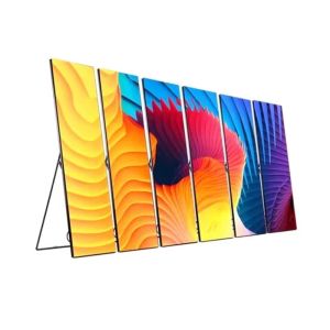 Buy cheap P2 P2.5 P3 Indoor Portable LED Poster Display Floor Standing Digital Led Poster Screen for Advertising from wholesalers