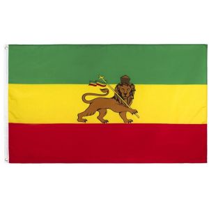 Buy cheap Ethiopian lion Knit Polyester Advertising Banner Flags from wholesalers