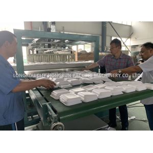 Automatic PS foam Disabled food container vacuum forming machine