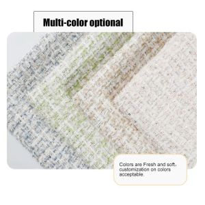 Buy cheap Cotton Wool Polyester Upholstery Shiny Plaid Fancy Tweed Fabric For Clothes Sofa from wholesalers