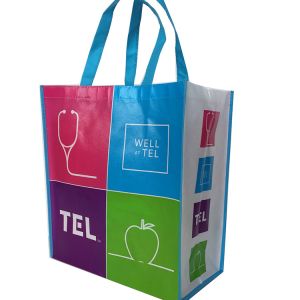 Buy cheap Light Laminated  Handle PE SGS 50x2.5cm 9gsm PP Non Woven Bag from wholesalers