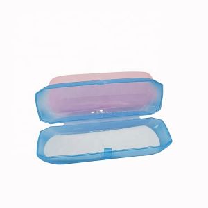 Buy cheap 148*48*36mm Clear Plastic Eyewear Case With Color Logo Customized from wholesalers