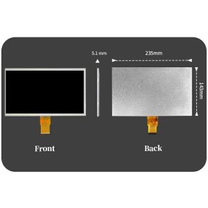 Buy cheap Polcd 1024X600 10.1 Inch LCD Screen EK79001 High Brightness TFT Display from wholesalers