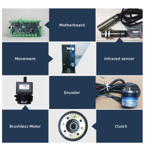 316SS Automatic Sliding Turnstile Flap Barrier Gate Entrance Bidirectional
