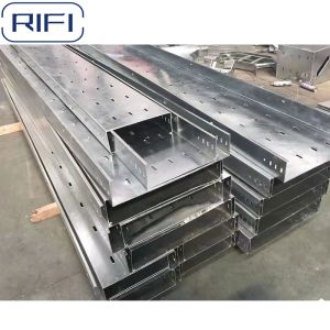 Buy cheap Rectangular Perforated Electrical Cable Tray Customized Length from wholesalers