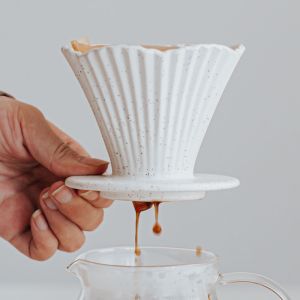 Buy cheap Straight Ceramic Reusable Hand Brew Coffee Filter Cup Convenient For Office And Home from wholesalers