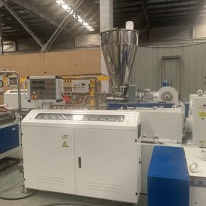 Buy cheap WPC Twin Screw Pla Extruder Machine 38CrMoALA Screw from wholesalers