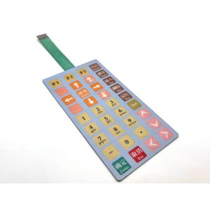 Clear 6 Layers Polyester Membrane Switch Panel With 1 Million Life Cycles