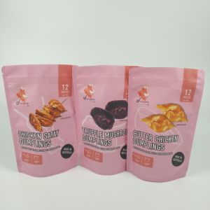 Coffee Matt Zipper Custom Printed Barrier Bags Self Standing Laminated