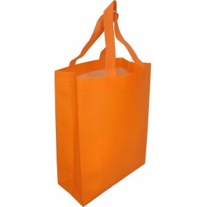 Yellow Laminated Polypropylene 60gsm Non Woven Reusable Bags
