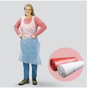 Buy cheap Custom Transparent Pe Cheap Disposable Apron Medical Waterproof apron gown from wholesalers