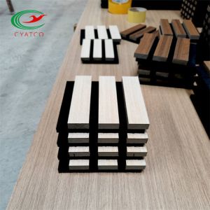 Buy cheap Practical Wood Soundproof Panels , MDF Acoustic Wood Slat Ceiling from wholesalers