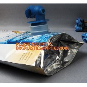 Custom reusable 1L 2L 3L fresh juice milk spout bags with handle,Fresh 5L