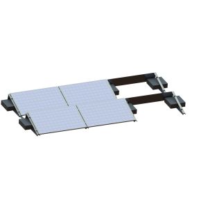 Buy cheap Folding Tripod Flat Roof Solar Racking Systems Windshield Mount product