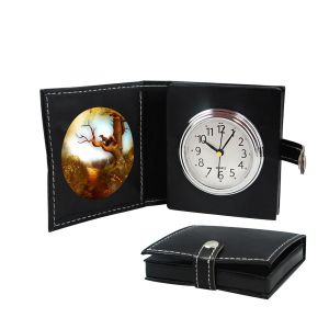Fashion Travel alarm Clock with Photo Frame for both retailing and promoting