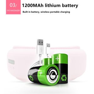 Buy cheap Heated Therapy Air Pressure Eye Massager Wireless Vibration Smart from wholesalers