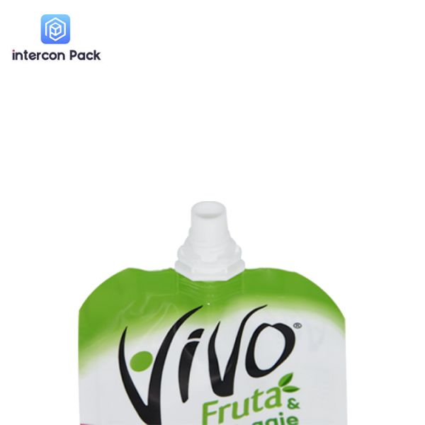 Stand Up PET Paper Plastic Composite Bag Recyclable With Big Spout 30x25cm