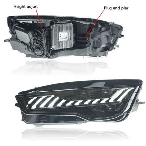 Audi A7 2011-2018 Matrix LED Headlights Plug And Play RS7 Version 6V