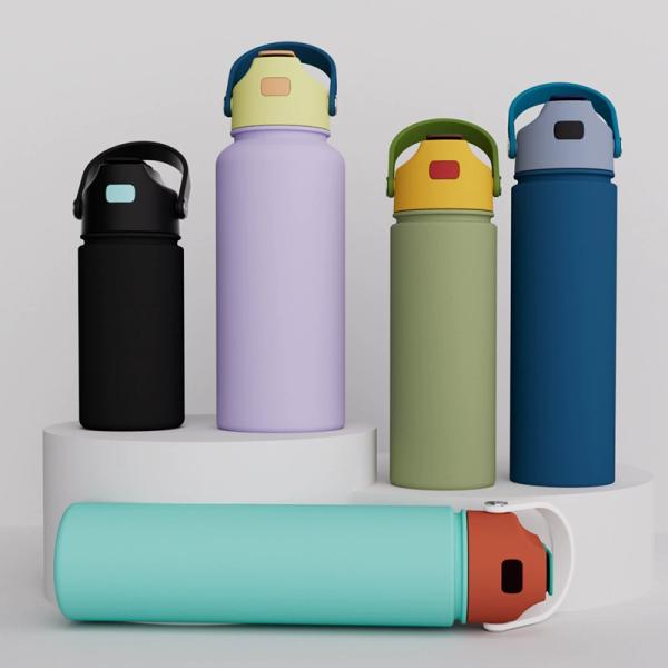 Buy cheap Cross-border 18oz Space Bottle Stainless Steel Space Flask Insulated Pot Multi-color Series Custom Logo Water Cup Customization from wholesalers