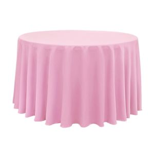 Buy cheap Oil Proof Heavyweight Plastic Tablecloths Round Shape With Minimal Transparency from wholesalers