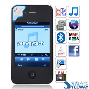 Buy cheap HiPhone F8 Quad Band Dual Cards Dual Standby Dual Cameras Bluetooth Java 3.2-inch Touch Screen Phone from wholesalers