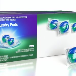 Buy cheap 72 Count Laundry Pods Easy To and Dissolves In Water from wholesalers