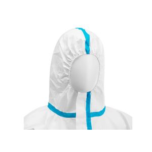 Buy cheap Breathable Antibacterial 65g Disposable Protective Coverall Skin Friendly from wholesalers