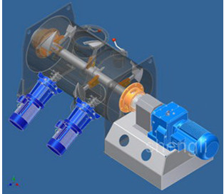 Buy cheap Fast Speed Powder Ploughshear Mixer / Blender With High Shear Agitator from wholesalers