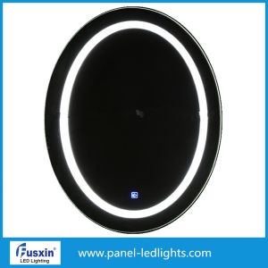 Oval Smart Tocuch Switch LED Strip Mirror For Cosmetic Round Illuminated