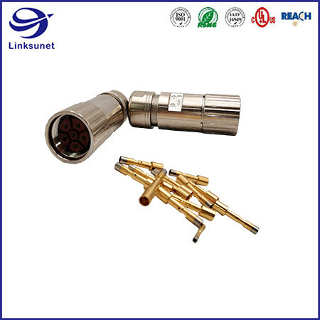 623 M23 6pin Signal Circular Connectors For Industrial Robot Wire Harness