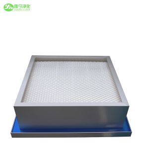 Buy cheap Fiberglass H13 Portable Hepa Air Filter With Aluminum Frame Paper Separator from wholesalers